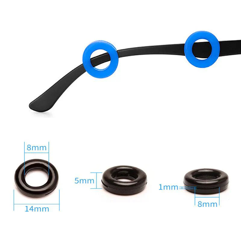 Confortables Coussinets Antidérapants pour Lunettes (5 Pièces)