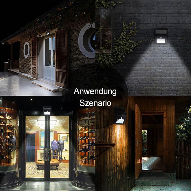 Lampe Murale Solaire Led avec Capteur de Mouvement