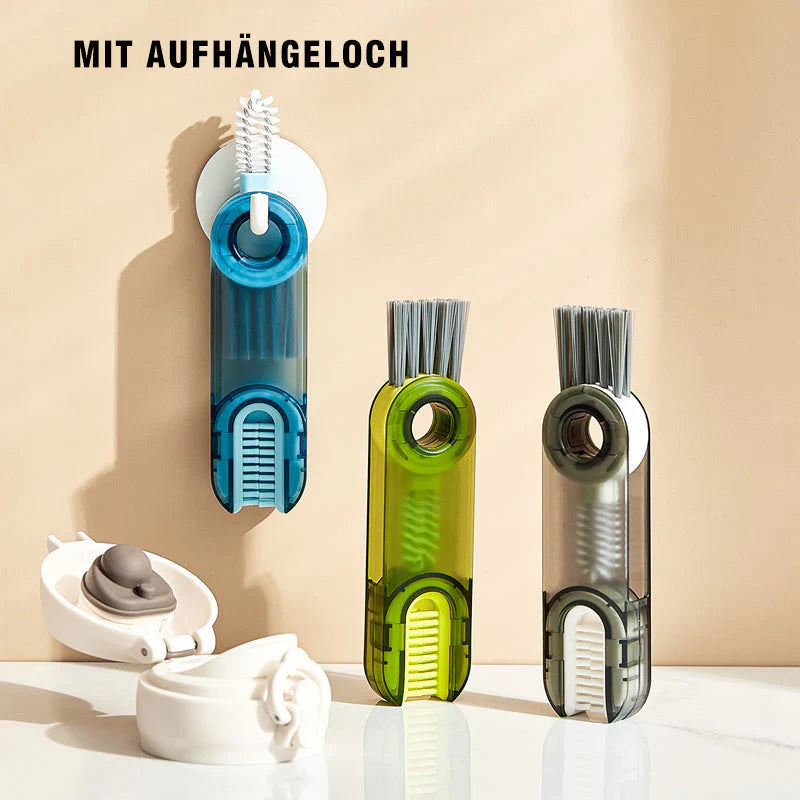 Brosse Multifonctionnelle pour Nettoyer les Couvercles de Gobelets