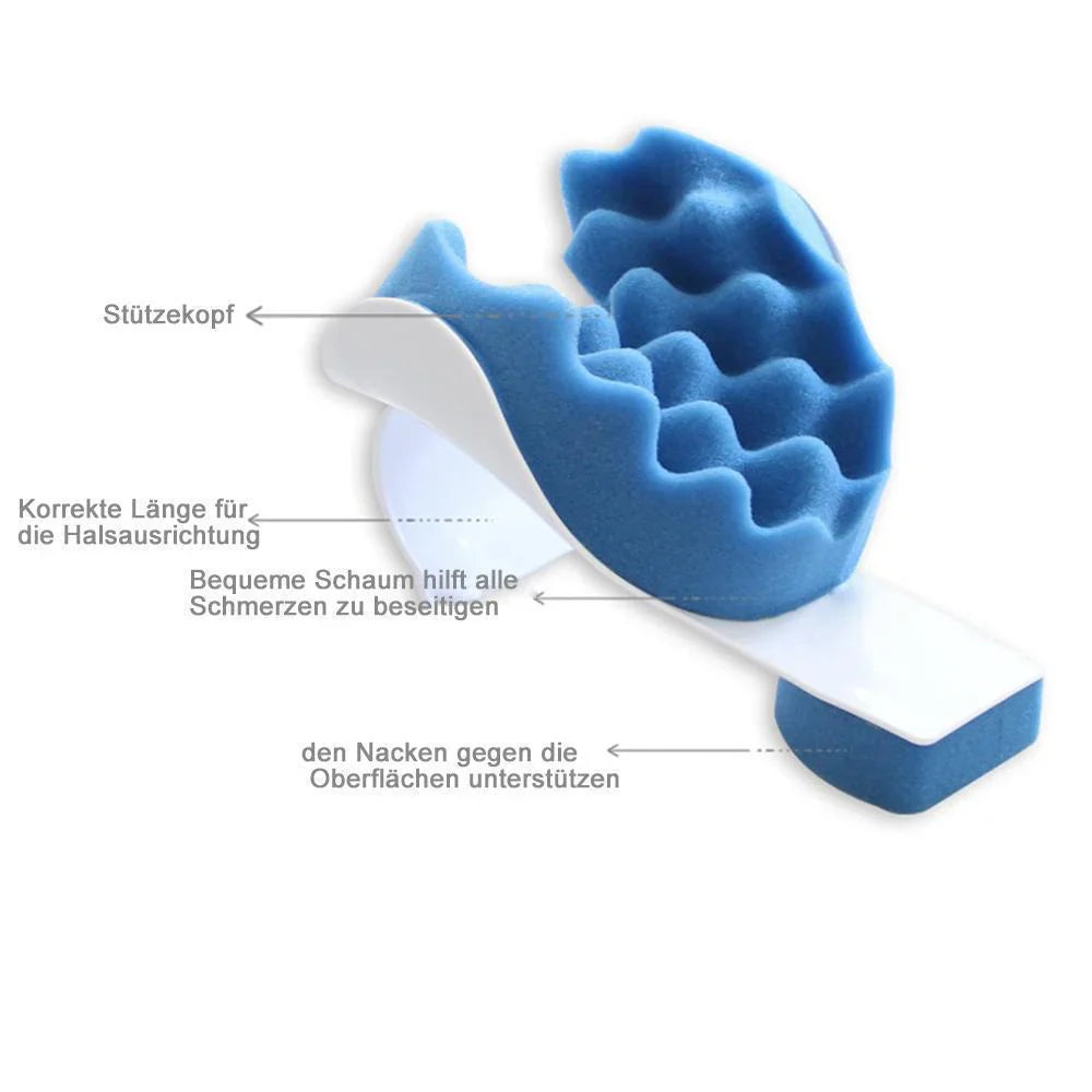 Coussin Appui - Nuque Confortable en Bleu
