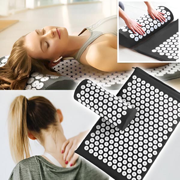 Kit D' Acupressure avec Tapis et Coussin