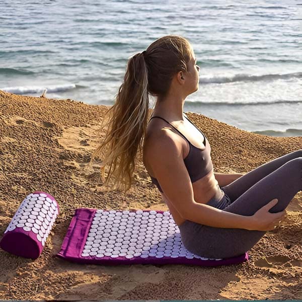 Kit D' Acupressure avec Tapis et Coussin
