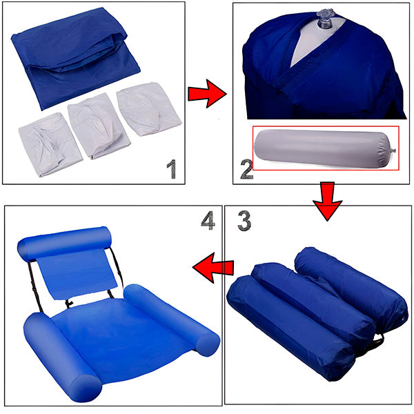 Fauteuil de Natation avec Dossier pour un Maximum de Confort