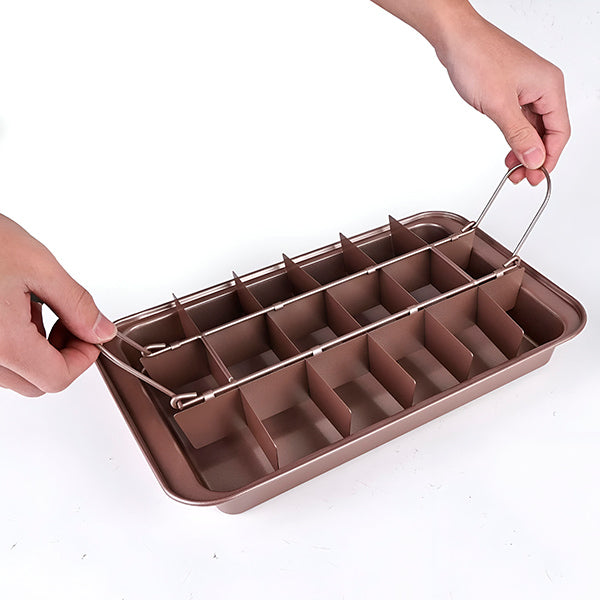 Moule à Pâtisserie avec Séparations Intégrées