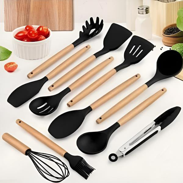 Set de Couverts de Cuisine Premium pour les Cuisiniers Amateurs & Professionnels
