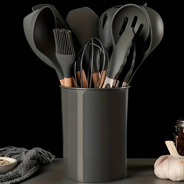 Set de Couverts de Cuisine Premium pour les Cuisiniers Amateurs & Professionnels