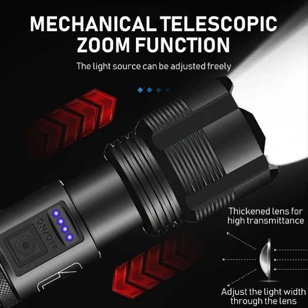 Lampe de Poche Rechargeable Puissante