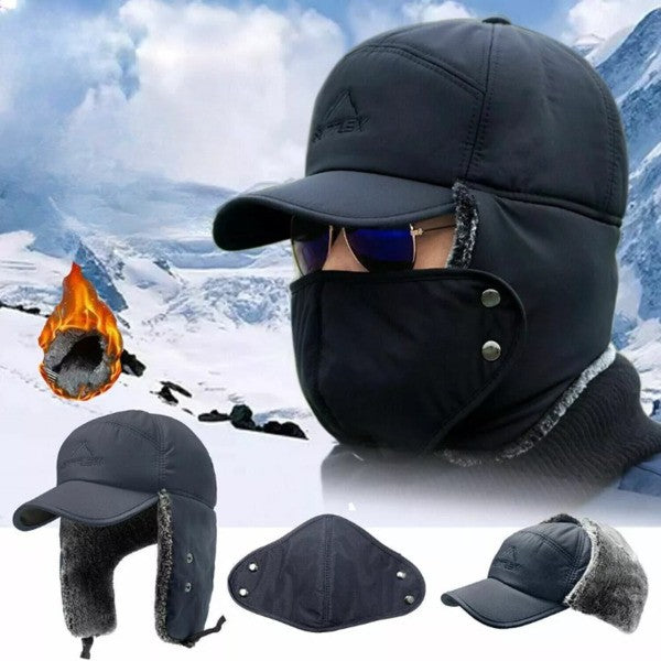 Casquette D' Hiver Thermique avec Protection