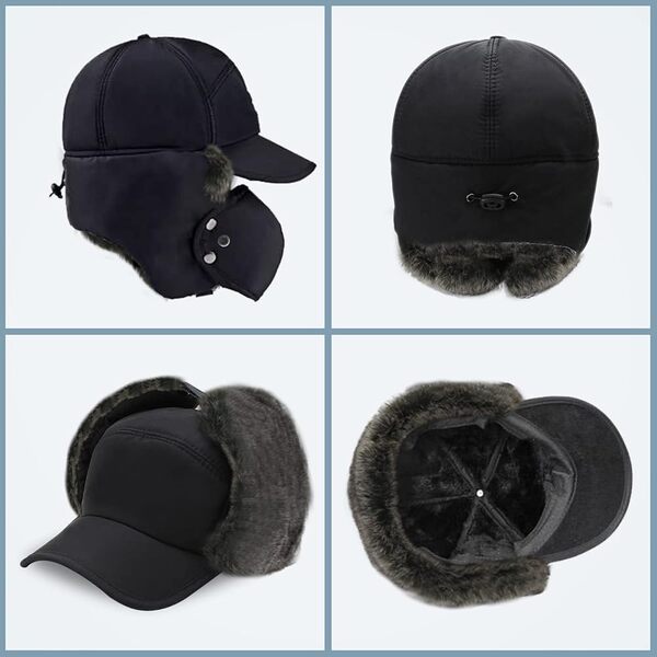Casquette D' Hiver Thermique avec Protection