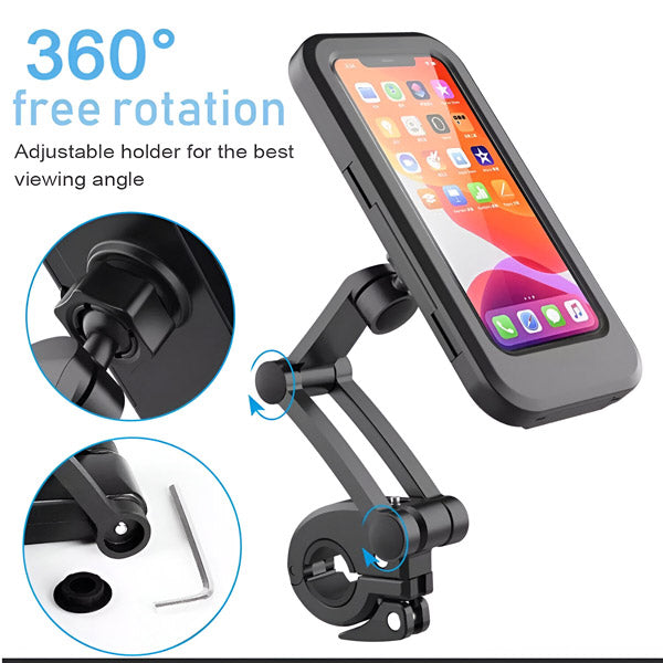 Support Universel pour Téléphone Portable - Étanche et Pivotant