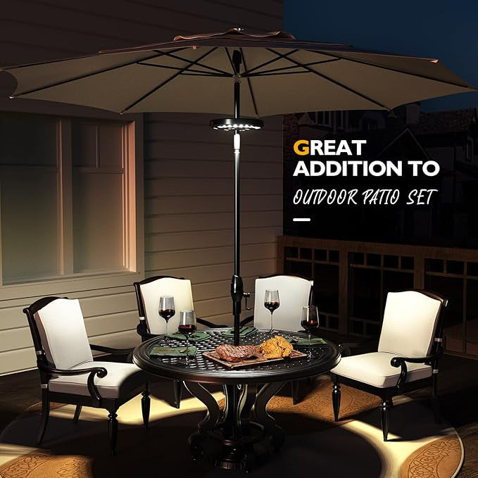 Un Éclairage Innovant pour les Parasols