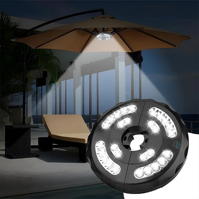 Un Éclairage Innovant pour les Parasols