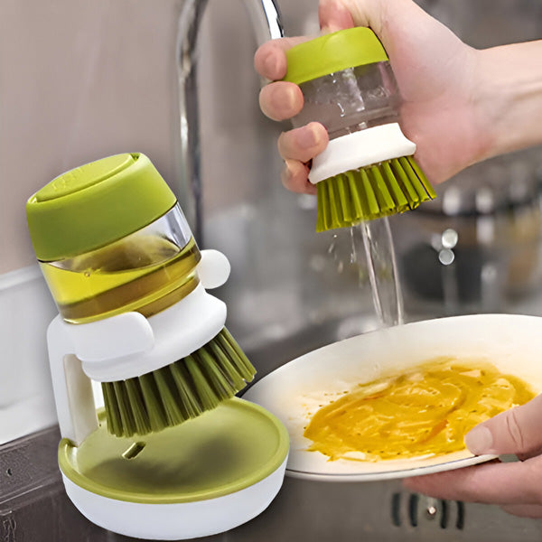 Brosse de Nettoyage Multifonctionnelle avec Distributeur
