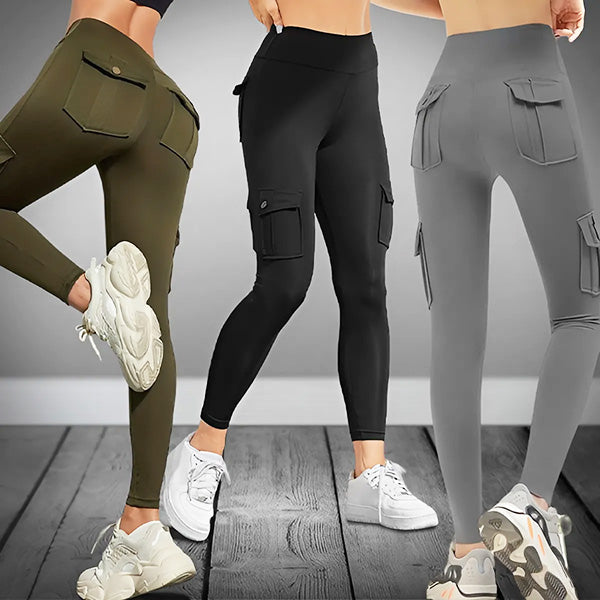 Léggings Modernes de Style Cargo