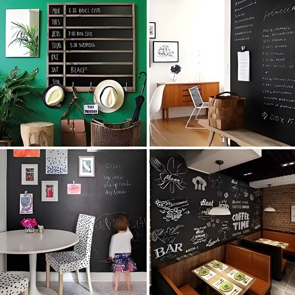 Autocollant Mural pour Tableau Noir Pratique