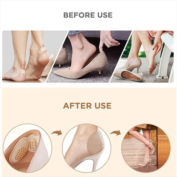Confortables Coussinets de Talon pour un Meilleur Maintien (4 Pièces)