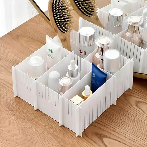Séparateurs de Tiroirs Flexibles en Plastique (4 Pcs)