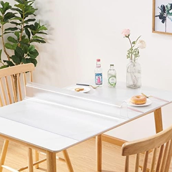 Revêtement de Table en Pvc Transparent (90x160 Cm)