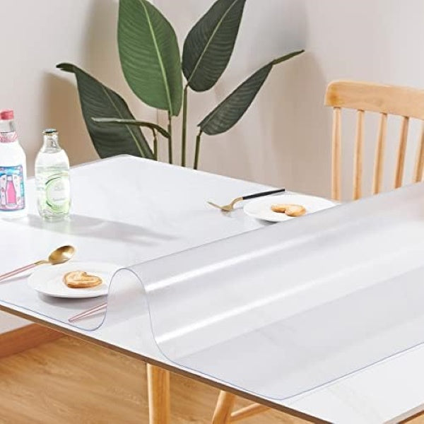 Revêtement de Table en Pvc Transparent (90x160 Cm)