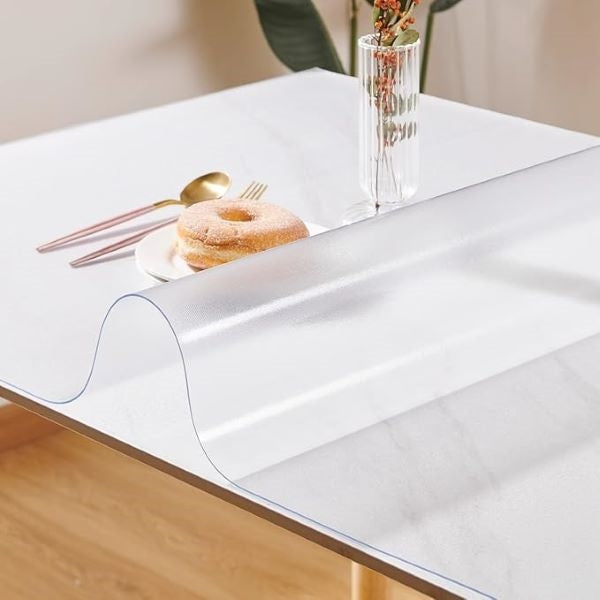 Revêtement de Table en Pvc Transparent (90x160 Cm)