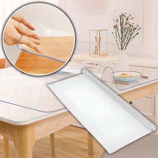 Revêtement de Table en Pvc Transparent (90x160 Cm)
