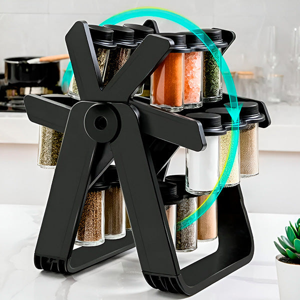 Organisateur Pratique pour Épices avec Fonction Rotative