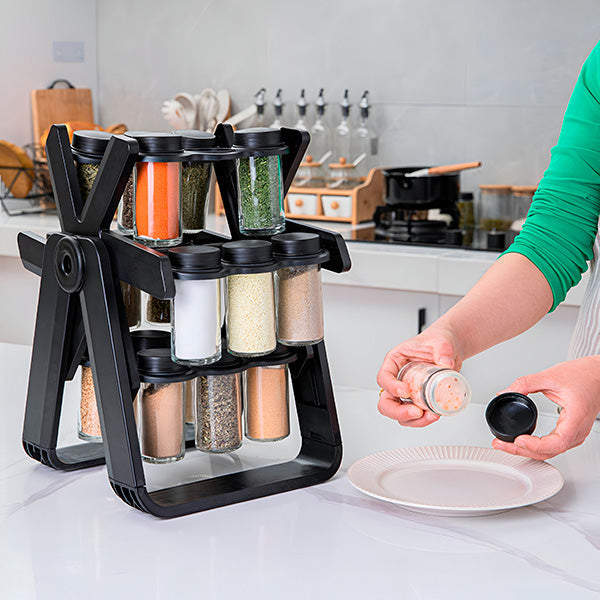 Organisateur Pratique pour Épices avec Fonction Rotative