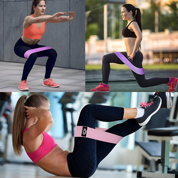 Bandes de Fitness Extrêmement Durables et Antidérapantes (3 Pièces)