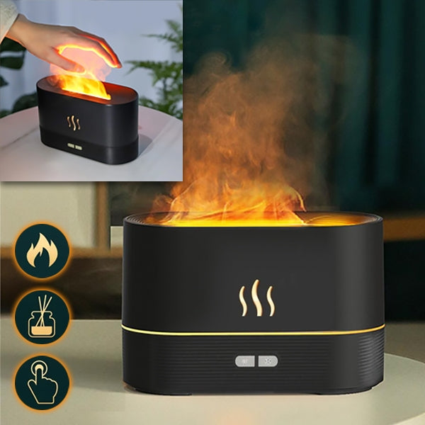 Un Humidificateur D' Air Innovant avec un Effet de Flamme Réaliste