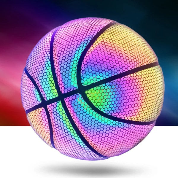 Basket - Ball Réfléchissant avec Effet Hologramme 3d