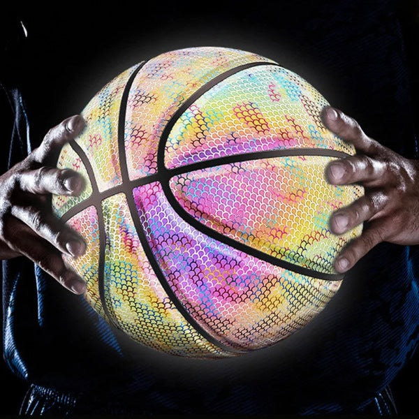 Basket - Ball Réfléchissant avec Effet Hologramme 3d