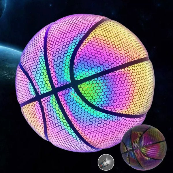 Basket - Ball Réfléchissant avec Effet Hologramme 3d