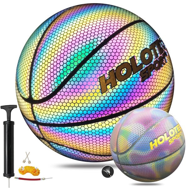 Basket - Ball Réfléchissant avec Effet Hologramme 3d