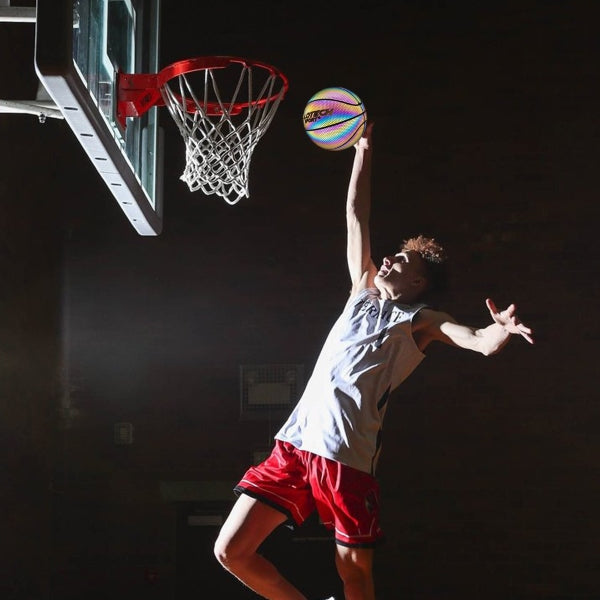 Basket - Ball Réfléchissant avec Effet Hologramme 3d