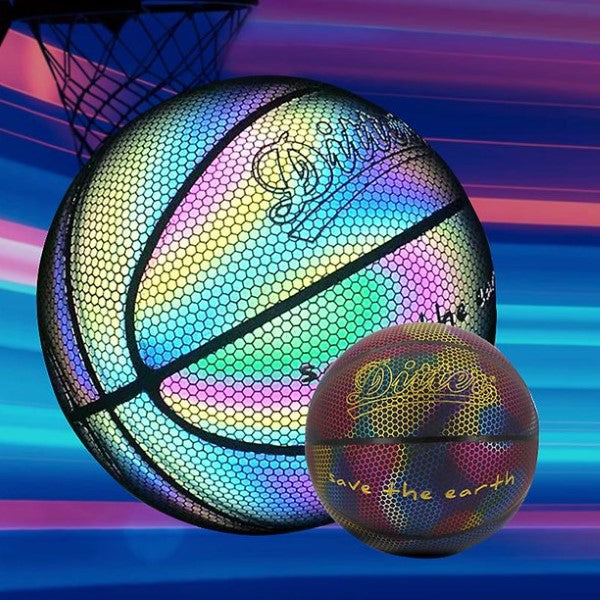 Basket - Ball Réfléchissant avec Effet Hologramme 3d