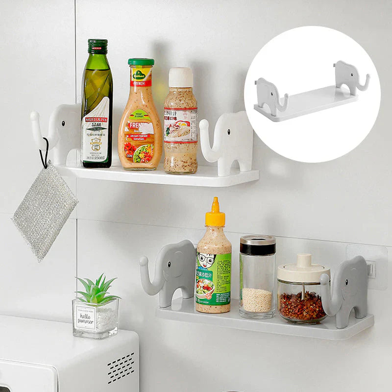 Étagère de Rangement Polyvalente en Forme D' Éléphant