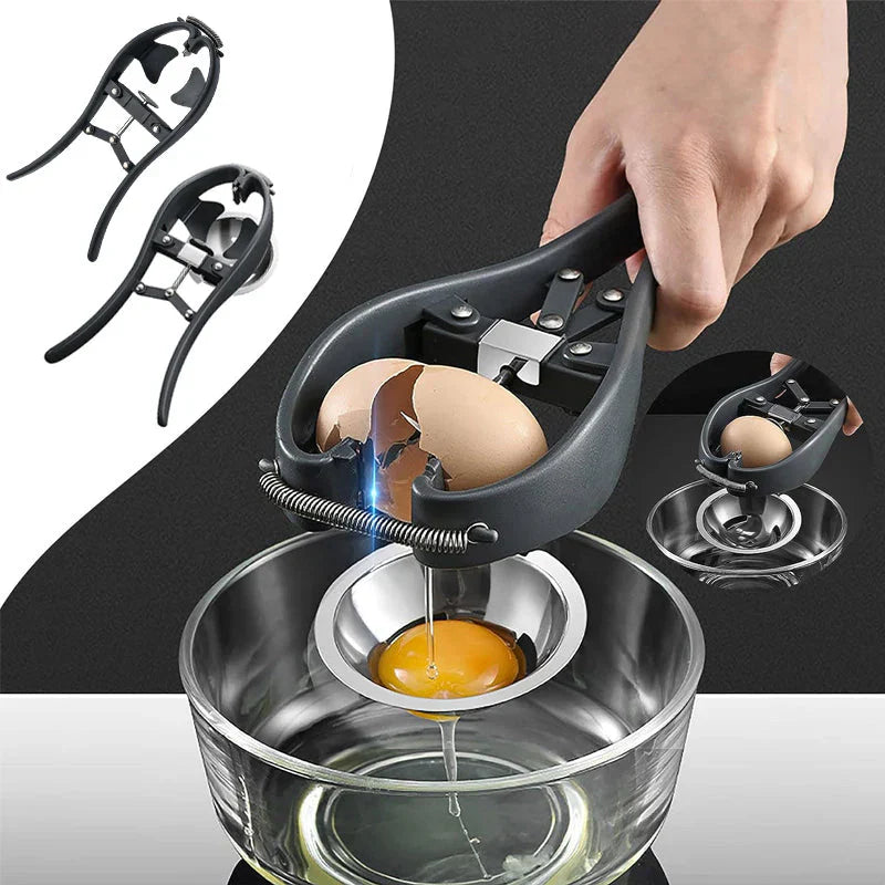 Coupe Œufs en Acier Inoxydable avec Mécanisme D' Ouverture