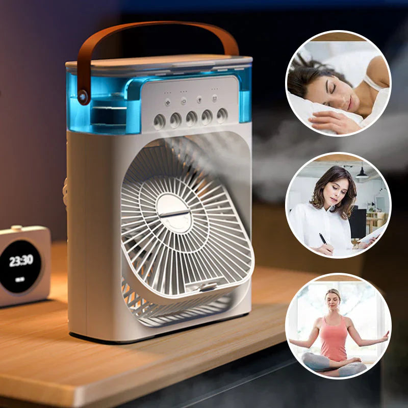Ventilateur Multifonctionnel avec Humidification et Refroidissement