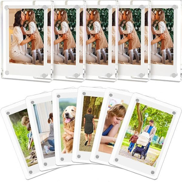 Cadres Photo Magnétiques pour le Réfrigérateur (5 Pcs)