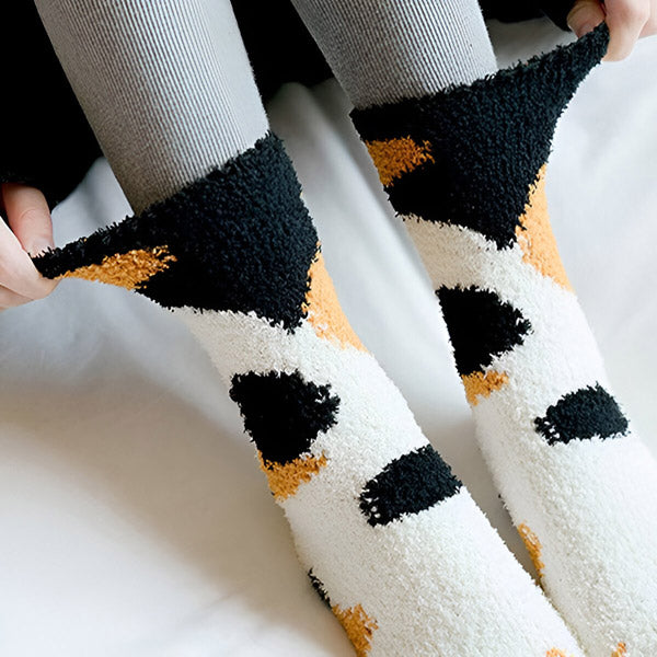 Chaussettes Moelleuses pour Chats avec Pattes (3 Pcs)