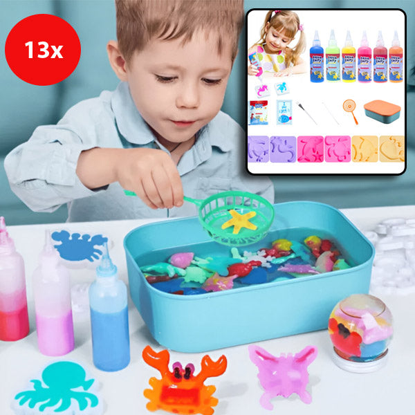 Kit de Construction Aquatique Créatif Diy pour les Enfants (13 Pièces)
