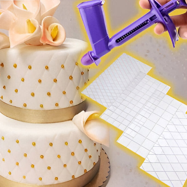 Applicateur de Perles de Sucre 2 en 1 & Support de Fondant