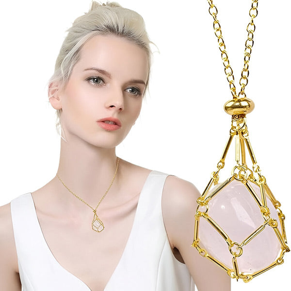Collier Luxueux avec Cristal