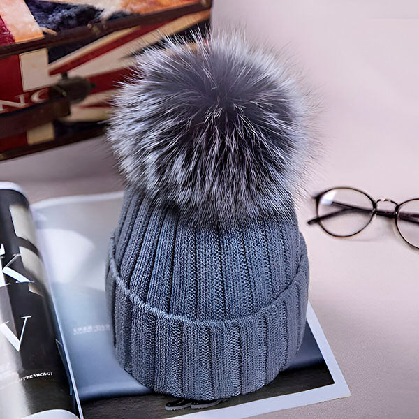 Casquette en Maille Douce pour Femme