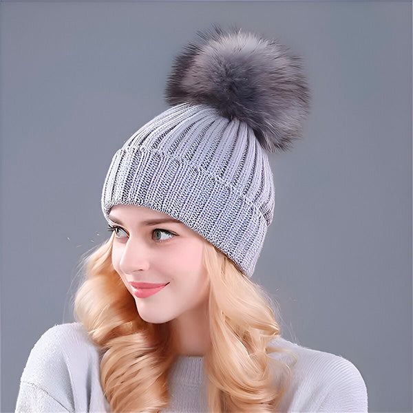 Casquette en Maille Douce pour Femme