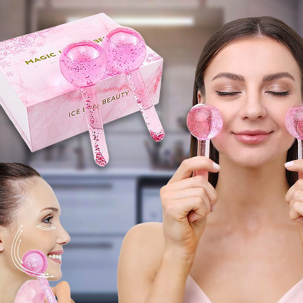 Boules de Massage Facial Rafraîchissantes (Lot de 2)