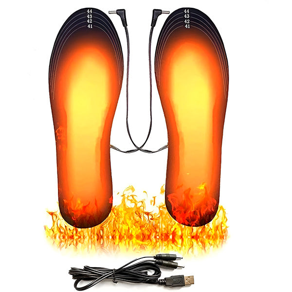 Semelles Chauffantes pour Chaussures - Compatibles Usb et Confortables
