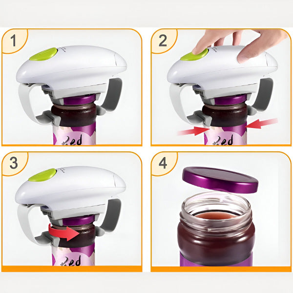 Ouvreur de Couvercle Automatique pour les Verres de Toutes Tailles