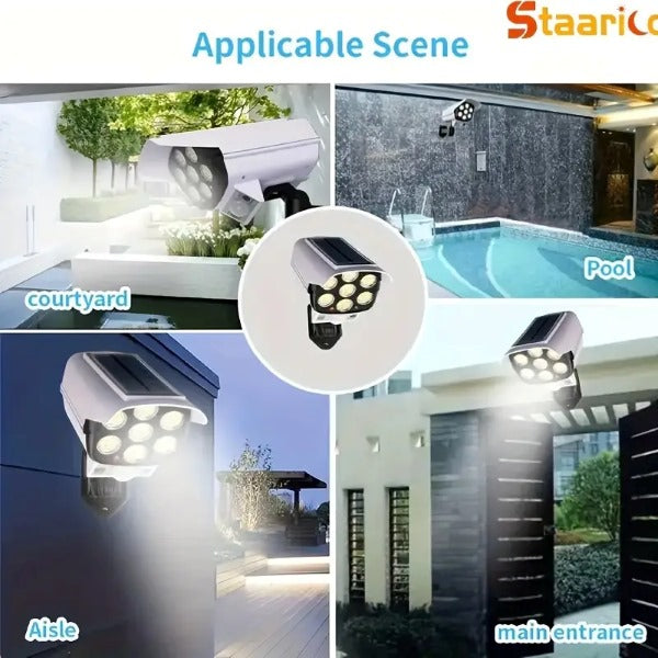 Lampe Solaire Activée par le Mouvement