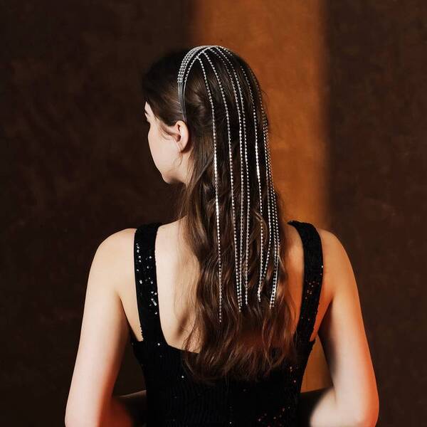 Bijoux de Cheveux avec des Cristaux Étincelants